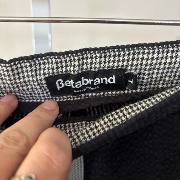 Betabrand seersucker pants casual beach drawstring size large women’s - Picture 2 of 6